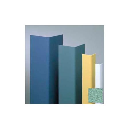 Pawling Vinyl Surface Mounted Corner Guard, 90Deg Corner, 3/4" Wings, 8'H, Pale Jade, Vinyl W/Tape CGT-34-8-376